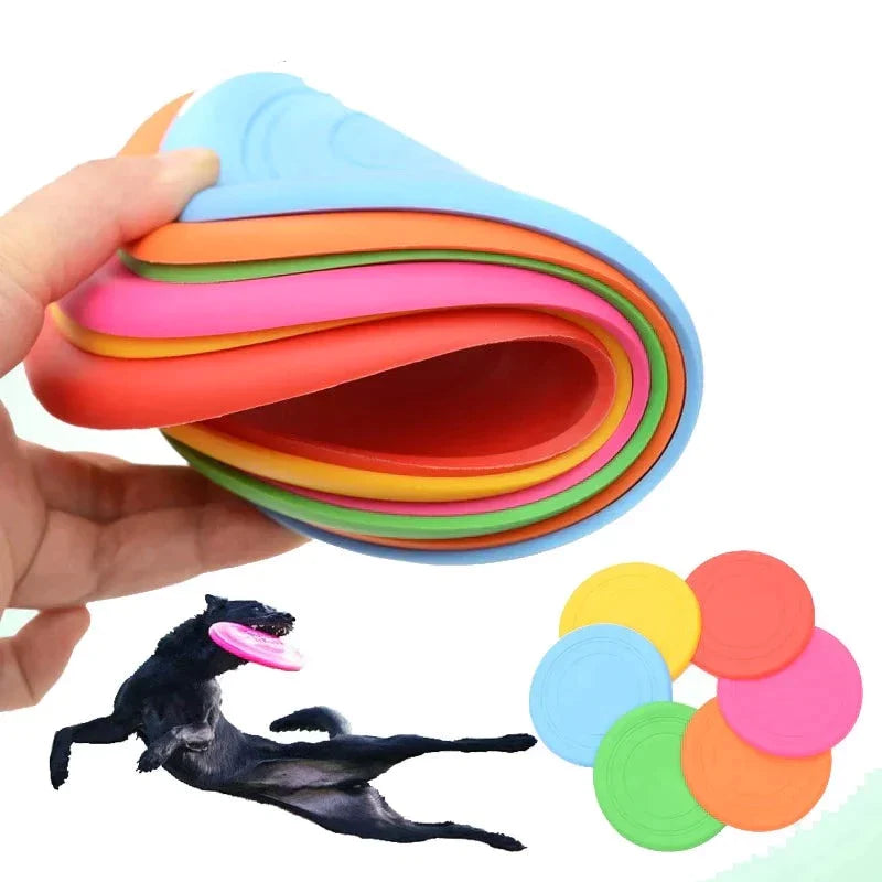 Disco de silicone - brinquedo para pet - Libony