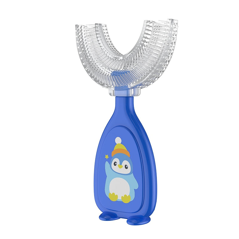 Escova de dentes infantil - em formato de U - Libony